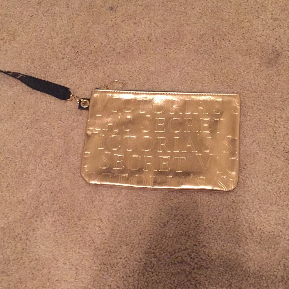 Rose gold clutch